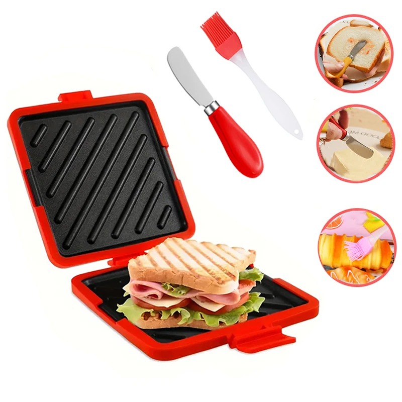 Kitchen Gadgets Set - Zestaw 3 tosterek do kanapek z