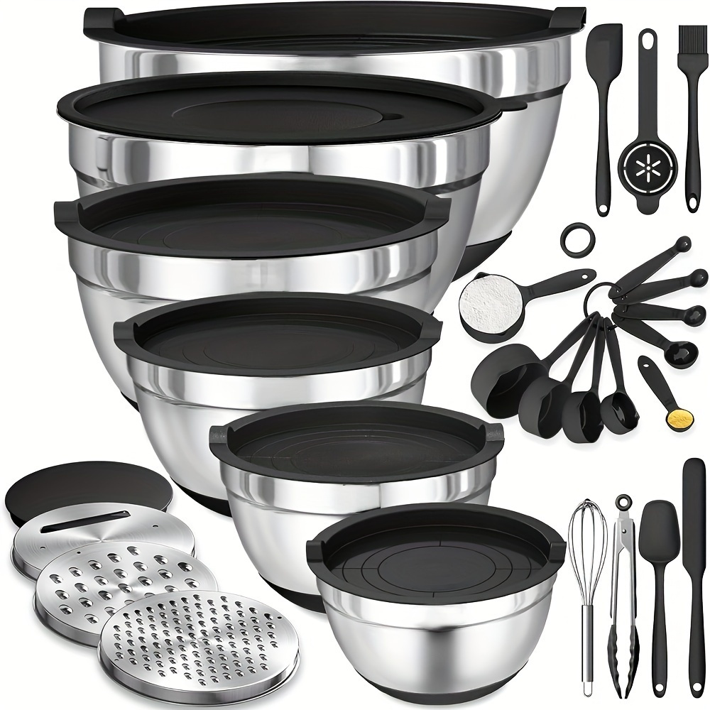 Kitchen Gadgets Set - 17 sztuk, zestaw misek do mieszania