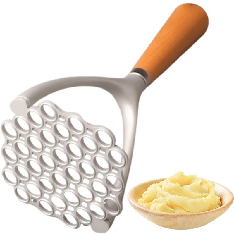 Potato Masher Ricer - Wytrzymały rozgniatacz do warzyw i czosnku