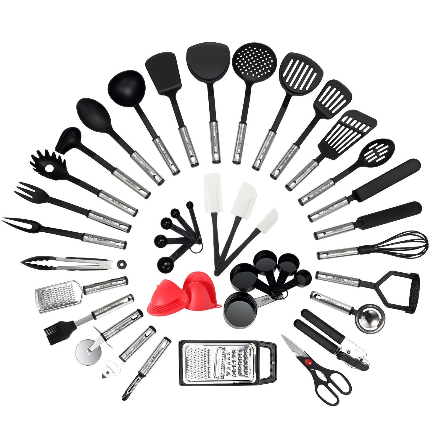 Kitchen Gadgets Set - Gorąca Wyprzedaż 42-częściowy Zestaw Przyborów Kuchennych