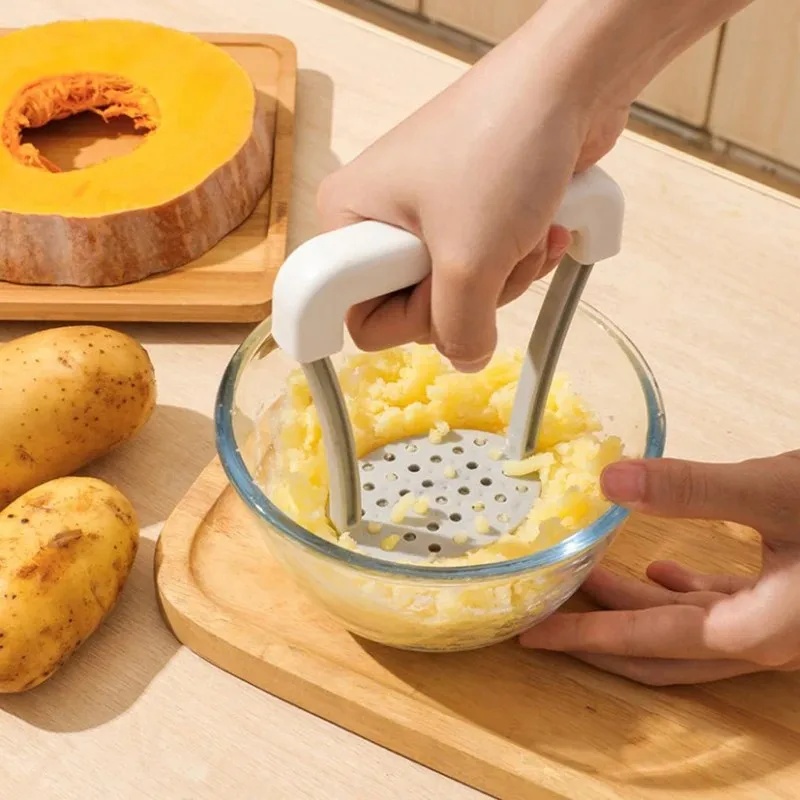 Potato Masher Ricer - Ręczna praska do ziemniaków, wytrzymała maszynka
