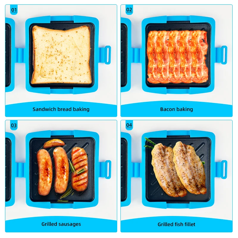 Zestaw 3 tosterek do kanapek z – Kitchen Gadgets Set recenzja i cena
