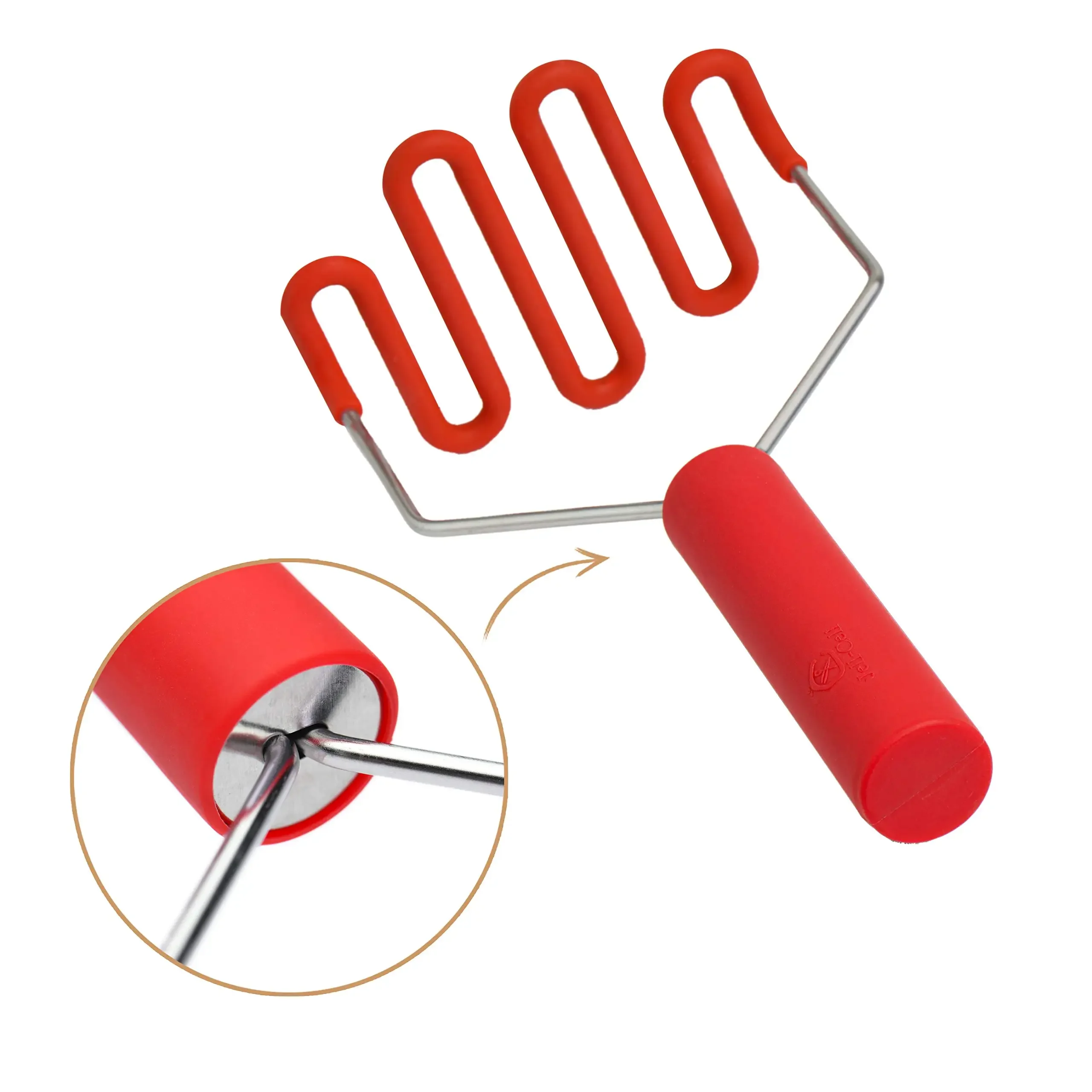 Silikonowe gładkie tłuczki do  – Potato Masher Ricer recenzja i cena