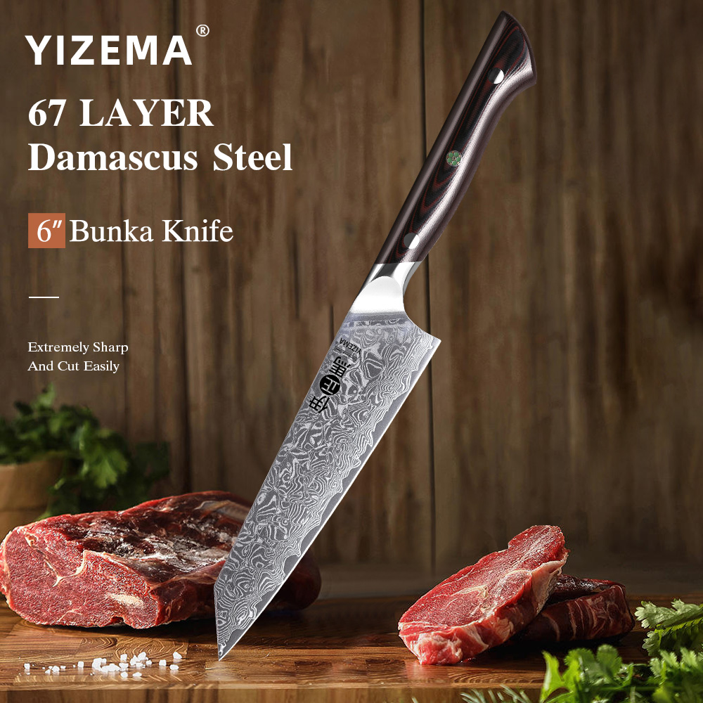 Nóż Bunka YIZEMA 6 cali, wysok – Kitchen Gadgets Japanese recenzja i cena